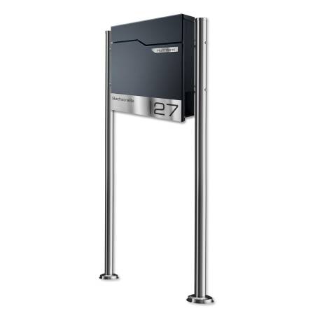 Metzler Standbriefkasten | inkl. Namensschild aus...