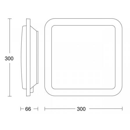 LED Deckenleuchte | RS D2 S Sensor | Weiß