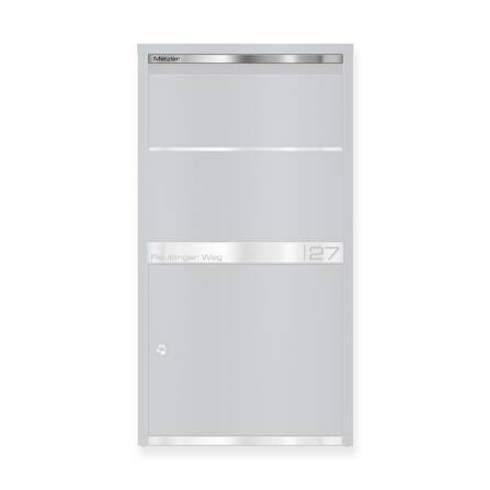 Ersatz Namensschild für die Paketbox Avalon 1