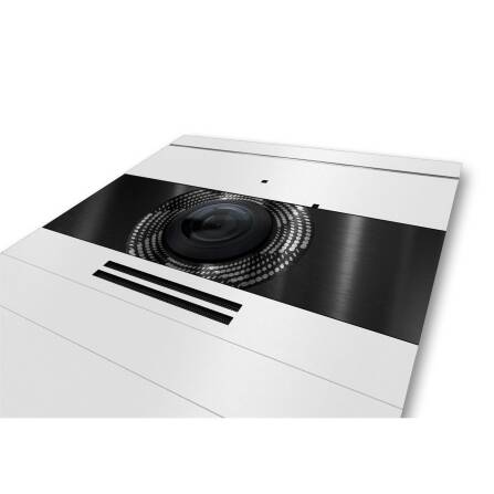 Metzler VDM10 2.0 videocitofono multifamiliare | 5 pulsanti campanello | RAL 9016 bianco traffico | Colson