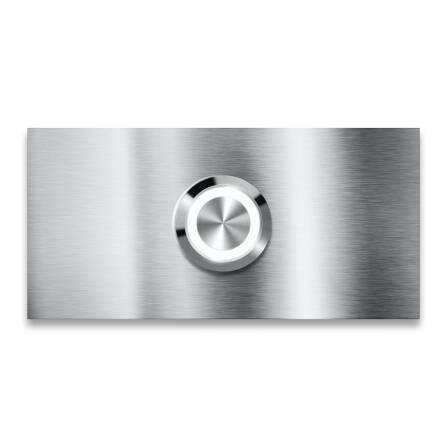 Metzler Klingelschild Edelstahl LED-Taster + Gravur...