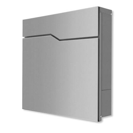 Abdeckung für Zeitungsfach in RAL 9007 Graualuminium | beidseitig verwendbar