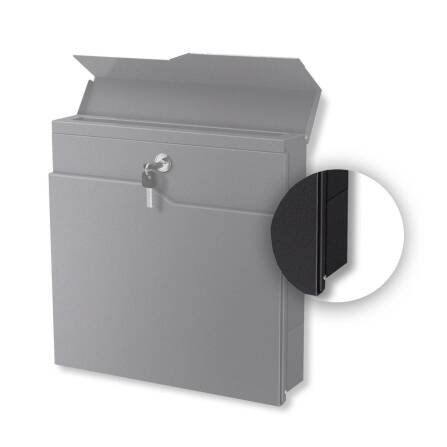 Couverture pour Compartiment Journaux en Acier Innoxdyable | utilisable de deux côtés