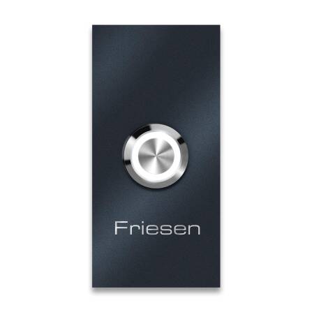 Metzler Klingelschild Anthrazit LED-Taster + Gravur | 6...