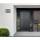 Metzler modernes Hausnummernschild Anthrazit Edelstahl | 27,1 x 17,5 cm
