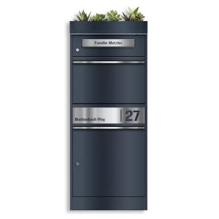 Metzler Pflanzdach für Paketbox | Dachbegrünung für Paketbriefkasten | für Modellreihe Bispo