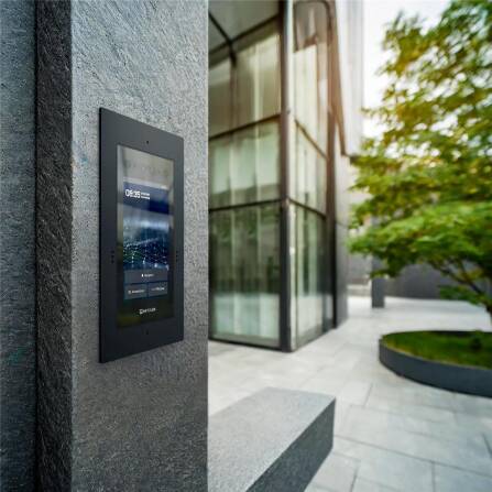 SDM10X interphone avec caméra | Reconnaissance faciale | Ecran tactile | Vidéo HD en direct | Immeubles individuels ou collectifs | Anthracite | SDM10x