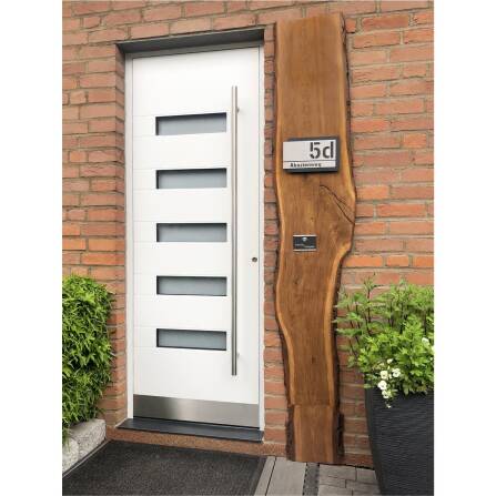 Metzler Individuelle Hausnummer aus Edelstahl