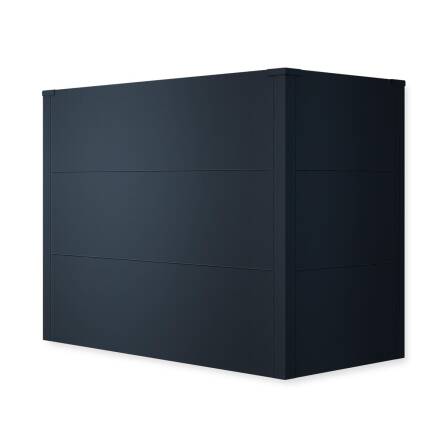 Metzler Plate-Bande pour Jardin | Revêtu en Poudre Gris Anthracite RAL7016 | 100 x 50 x77 cm