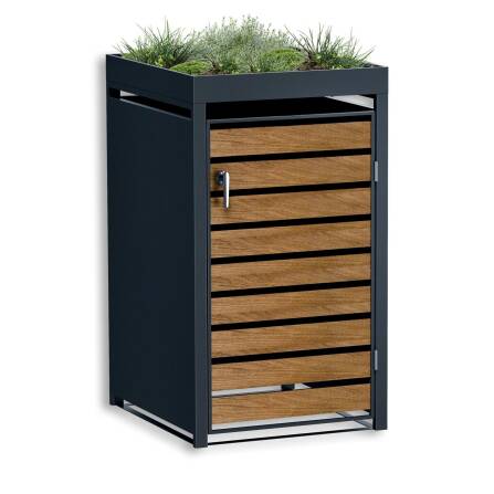 Metzler Mülltonnenbox mit Pflanzdach | 1er | 240l |...