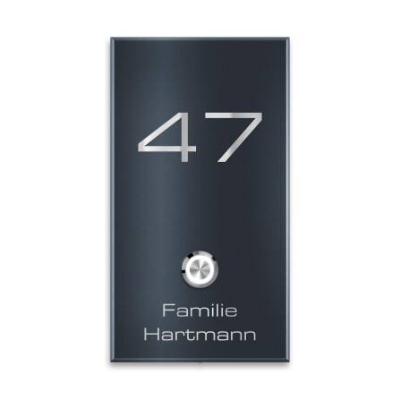 Metzler Türklingel Aufputz mit individueller  Gravur...