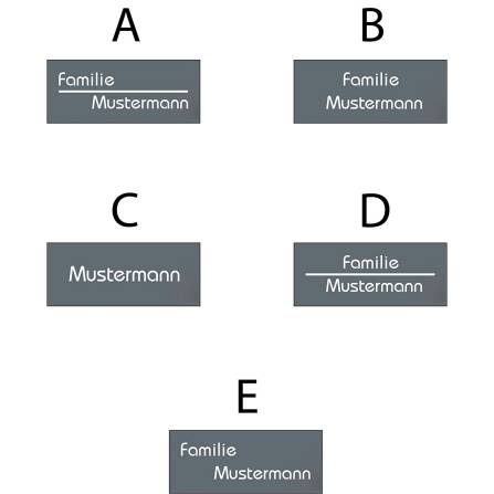 Metzler Sonnette saillie LED avec gravure optionnelle | RAL 9007 Aluminium gris | Vitus