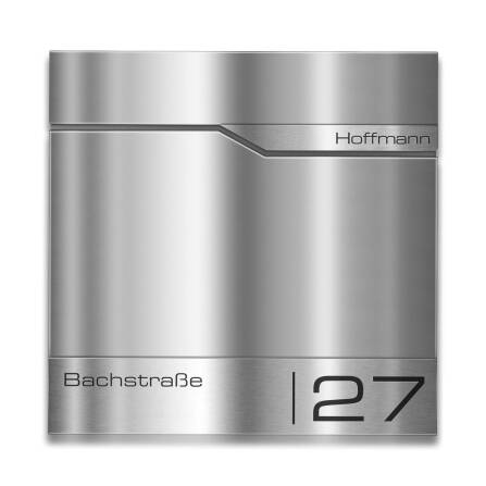 Metzler Briefkasten mit hochwertigem Stahlkorpus und...