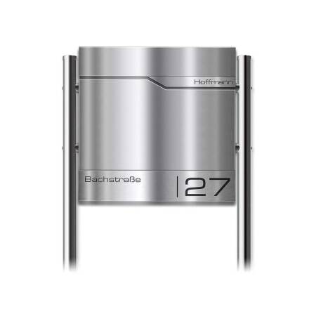 Metzler Standbriefkasten mit hochwertigem Stahlkorpus und...