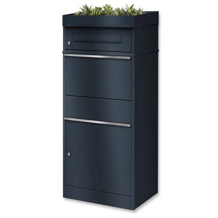 Metzler Paketbox mit Briefkasten | mit Pflanzdach | mit...