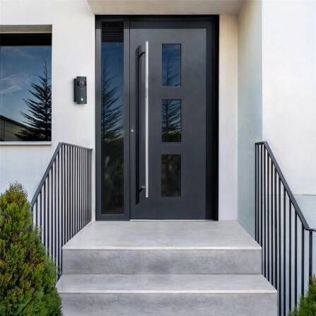 Metzler VDM10 Montagewinkel aus Edelstahl | RAL 7016 Anthrazit