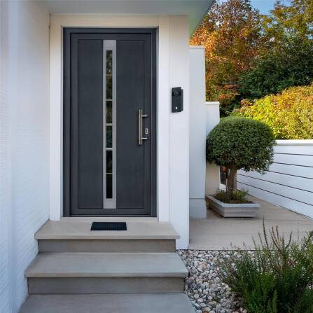 Metzler VDM10 Montagewinkel aus Edelstahl | RAL 7016 Anthrazit