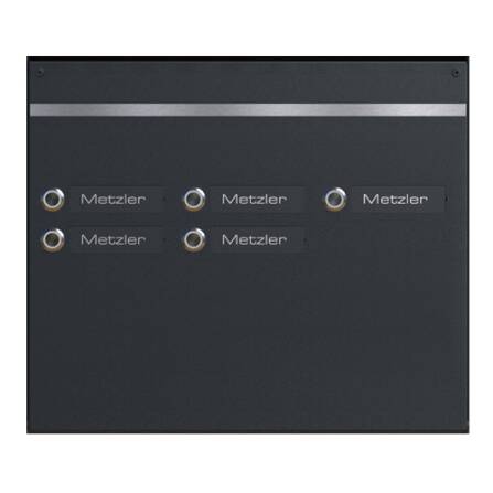 Module sonnette BK212 avec plaques de nom gravées