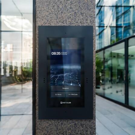 Metzler Türsprechanlage mit Kamera | Gesichtserkennung | Touch-Display | Live-HD-Video | Ein- und Mehrfamilien | SDM10X