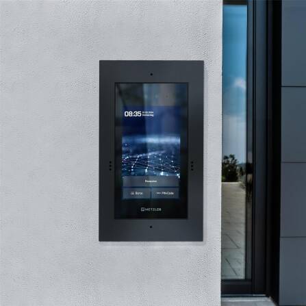 Metzler Türsprechanlage mit Kamera | Gesichtserkennung | Touch-Display | Live-HD-Video | Ein- und Mehrfamilien | SDM10X