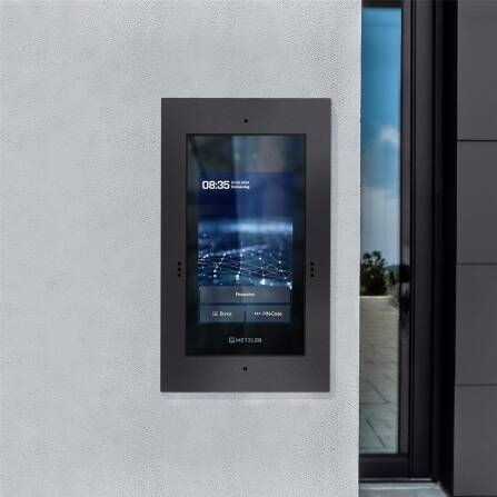 Metzler Türsprechanlage mit Kamera | Gesichtserkennung | Touch-Display | Live-HD-Video | Ein- und Mehrfamilien | Eisenglimmer | SDM10X