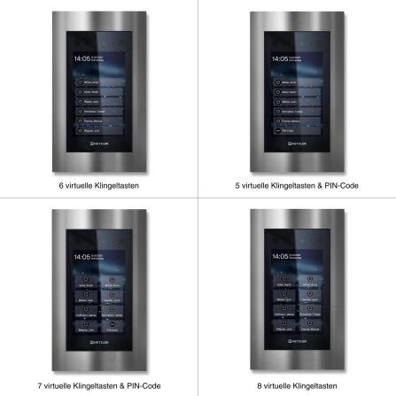 SDM10X interphone avec caméra | Reconnaissance faciale | Ecran tactile | Vidéo HD en direct | Immeubles individuels ou collectifs | Acier inoxydable | SDM10x