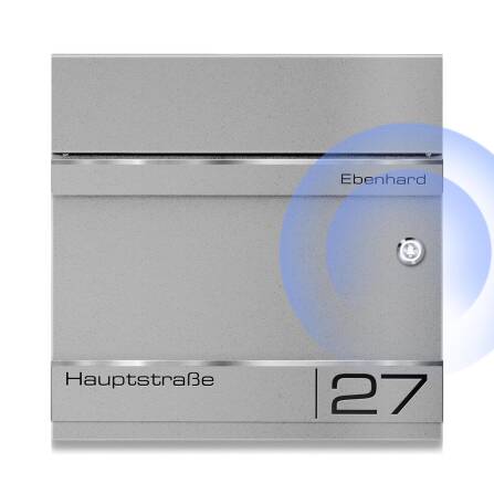 Metzler Briefkasten mit Funkklingel | personalisiert mit...