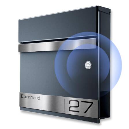 Metzler Briefkasten mit Funkklingel | personalisiert mit...