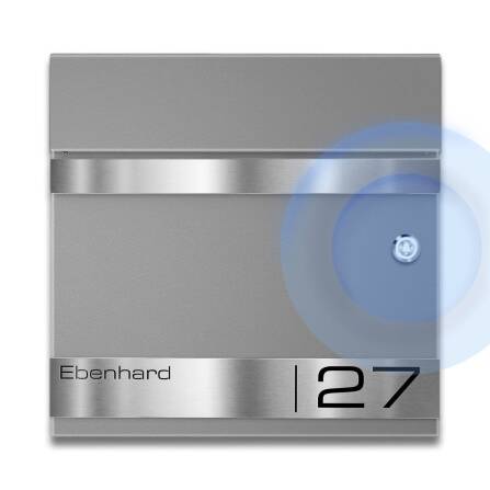 Metzler Briefkasten mit Funkklingel | personalisiert mit...