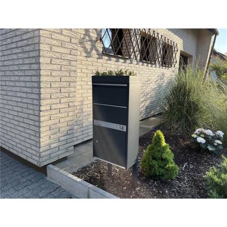 Metzler Pflanzdach | Dachbegrünung für Paketbox Modellreihe Avalon