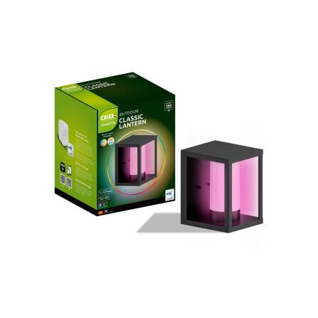 Outdoor Laterne | Smart | Wandleuchte | LED RGB+Warmweiß