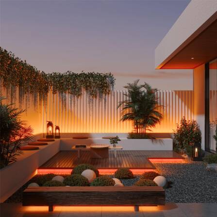 Outdoor Lightstrip | Smart | Gartenbeleuchtung | LED RGB+Warmweiß | 5m