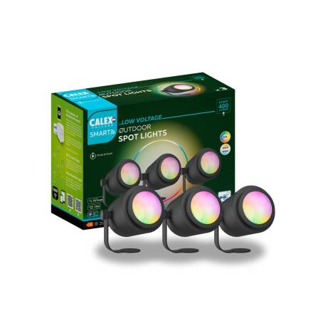 Outdoor Spotlight Set | 3 Spots | Smart | LED...
