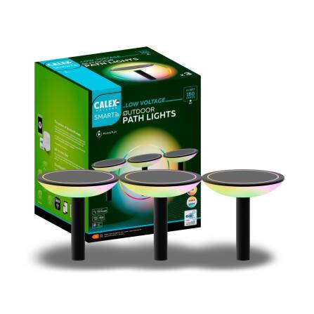 Outdoor Pfad- & Wegeleuchten Set | 3 Stk | Smart |...