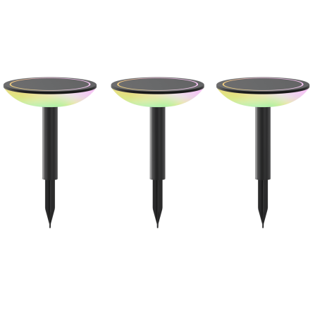Outdoor Pfad- & Wegeleuchten Set | 3 Stk | Smart |...