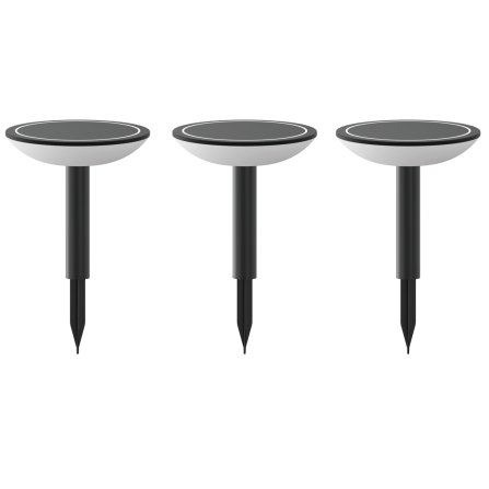 Outdoor Pfad- & Wegeleuchten Set | 3 Stk | Smart | LED RGB+Warmweiß