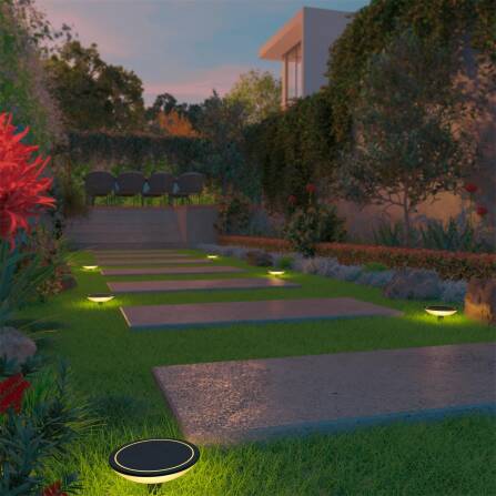 Outdoor Pfad- & Wegeleuchten Set | 3 Stk | Smart | LED RGB+Warmweiß