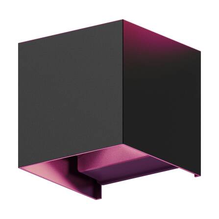 Up-Down-Light Cube | Smart | Wandleuchte in Schwarz | LED...