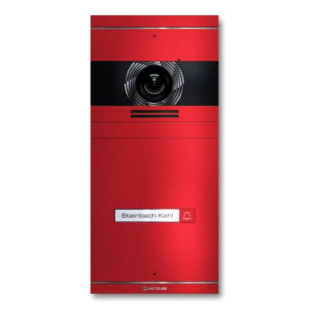 Citofono video Metzler VDM10 2.0 con targhetta nome intercambiabile | Colore personalizzato | 1 pulsante campanello | Neo