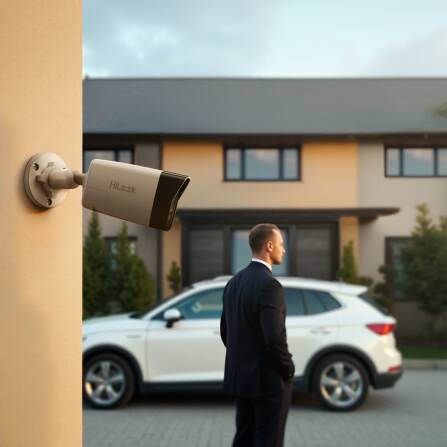 HiLook by HIKVISION 4K Überwachungskamera-Set | 4* 4K Bullet Kamera | Smart Hybrid Light | NVR 8-CH | 2 TB HDD | Smartphone App