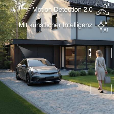 HiLook by HIKVISION 6 MP Überwachungskamera-Set | 4* 6 MP Bullet Kamera | Smart Hybrid Light | NVR 8-CH | 2 TB HDD | Smartphone App