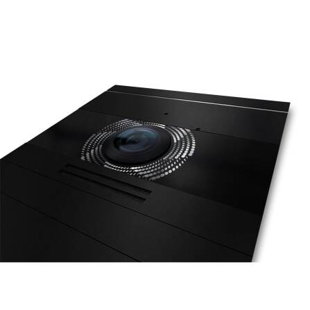 Metzler VDM10 2.0 Interphone vidéo avec plaqes de nom échangeables | Noir | 5 boutons de sonnettes | Neo