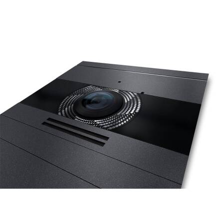 Metzler VDM10 2.0 Video-Türsprechanlage mit austauschbarem Namensschild | Eisenglimmer | 6 Klingeltaster | Neo