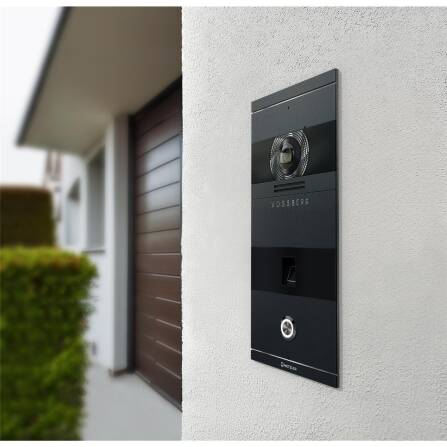 Metzler VDM10 2.0 Video-Türsprechanlage | mit Fingerprint | 1 Klingeltaster | Niko