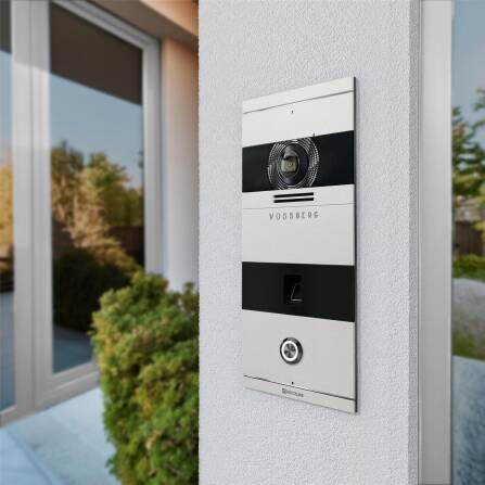 Metzler VDM10 2.0 Videocitofono | con Fingerprint | 1 pulsante campanello | Bianco | Niko