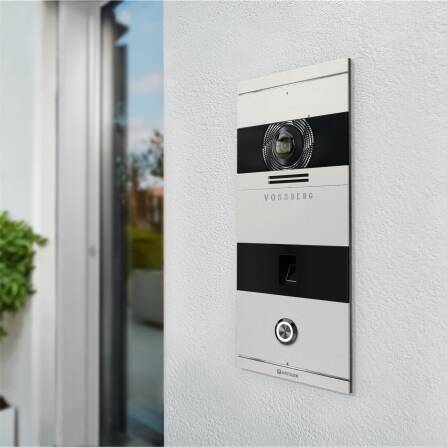 Metzler VDM10 2.0 Videocitofono | con Fingerprint | 1 pulsante campanello | Bianco | Niko