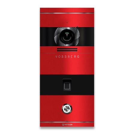 Metzler VDM10 2.0 Interphone Vidéo | Empreinte digitale | 1 Bouton de Sonnette | Couleur RAL de choix | Niko