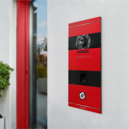 Metzler VDM10 2.0 Interphone Vidéo | Empreinte digitale | 1 Bouton de Sonnette | Couleur RAL de choix | Niko