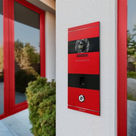 Metzler VDM10 2.0 Interphone Vidéo | Empreinte digitale | 1 Bouton de Sonnette | Couleur RAL de choix | Niko
