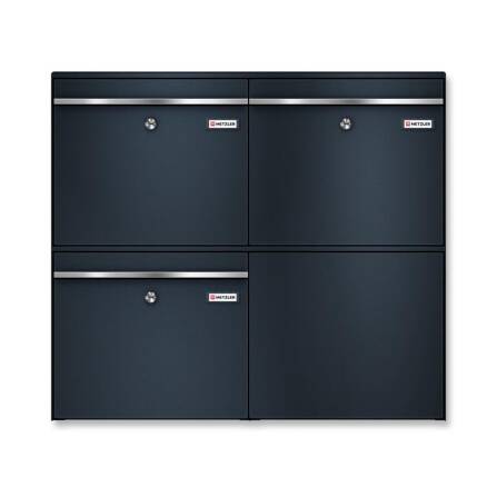Metzler Briefkastenanlage für 3 Parteien,...